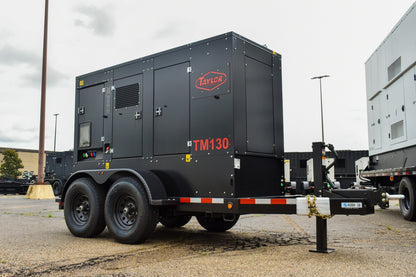 Taylor Power System Trailer Mounted Mobile Generator | Model TM-130 | Horsepower 169 HP | Standby Power 130kW