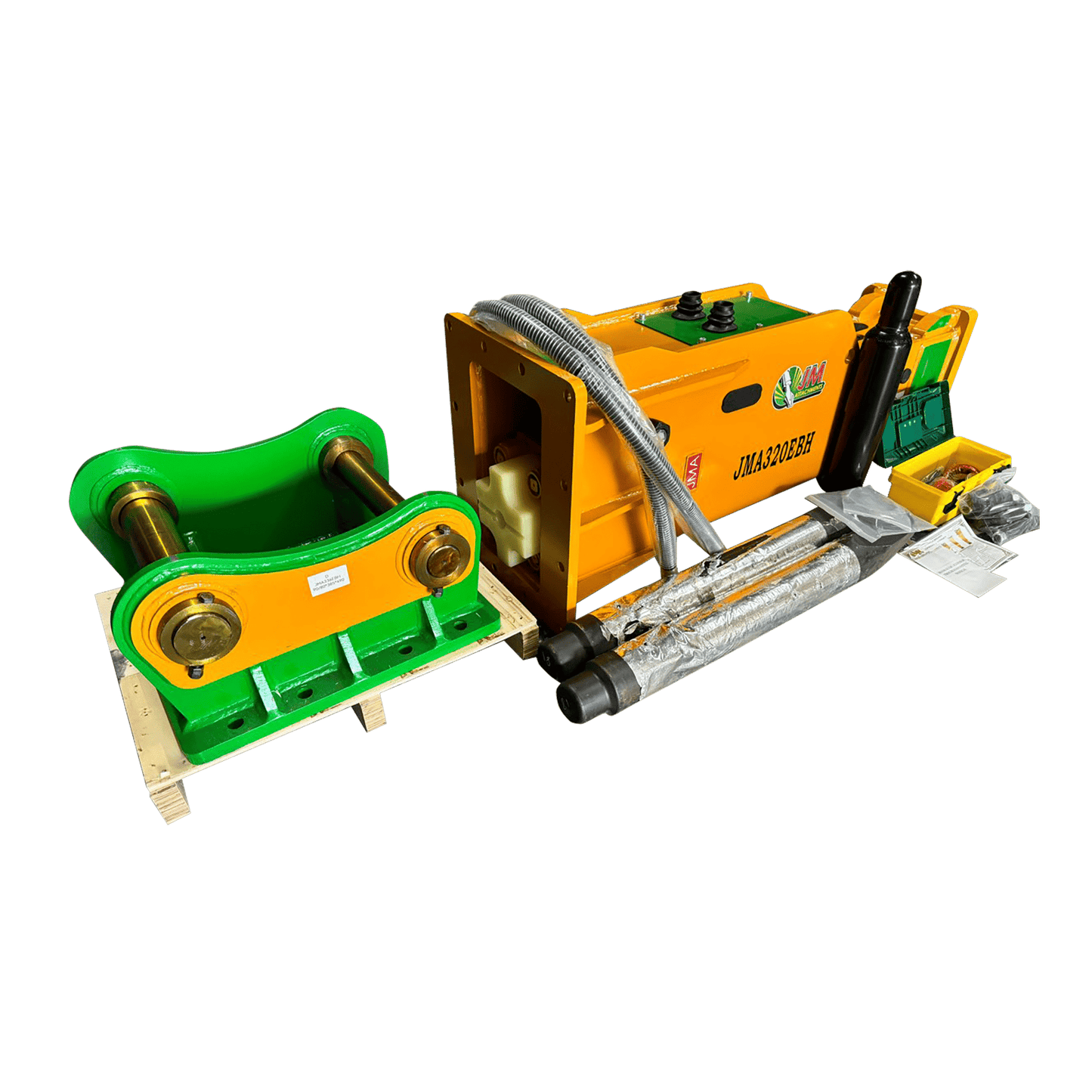 JMA Attachments Hydraulic Hammer | Energy Class 4,500 Joules | For 23 – 36 Tons Excavators