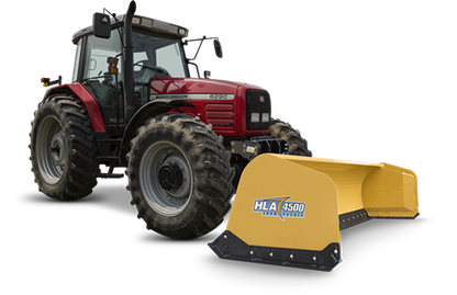 HLA Attachments 4500 Series 10, 12 & 14 Ft. Snow Pusher (Edge Flex)  Less Mount  For Tractor