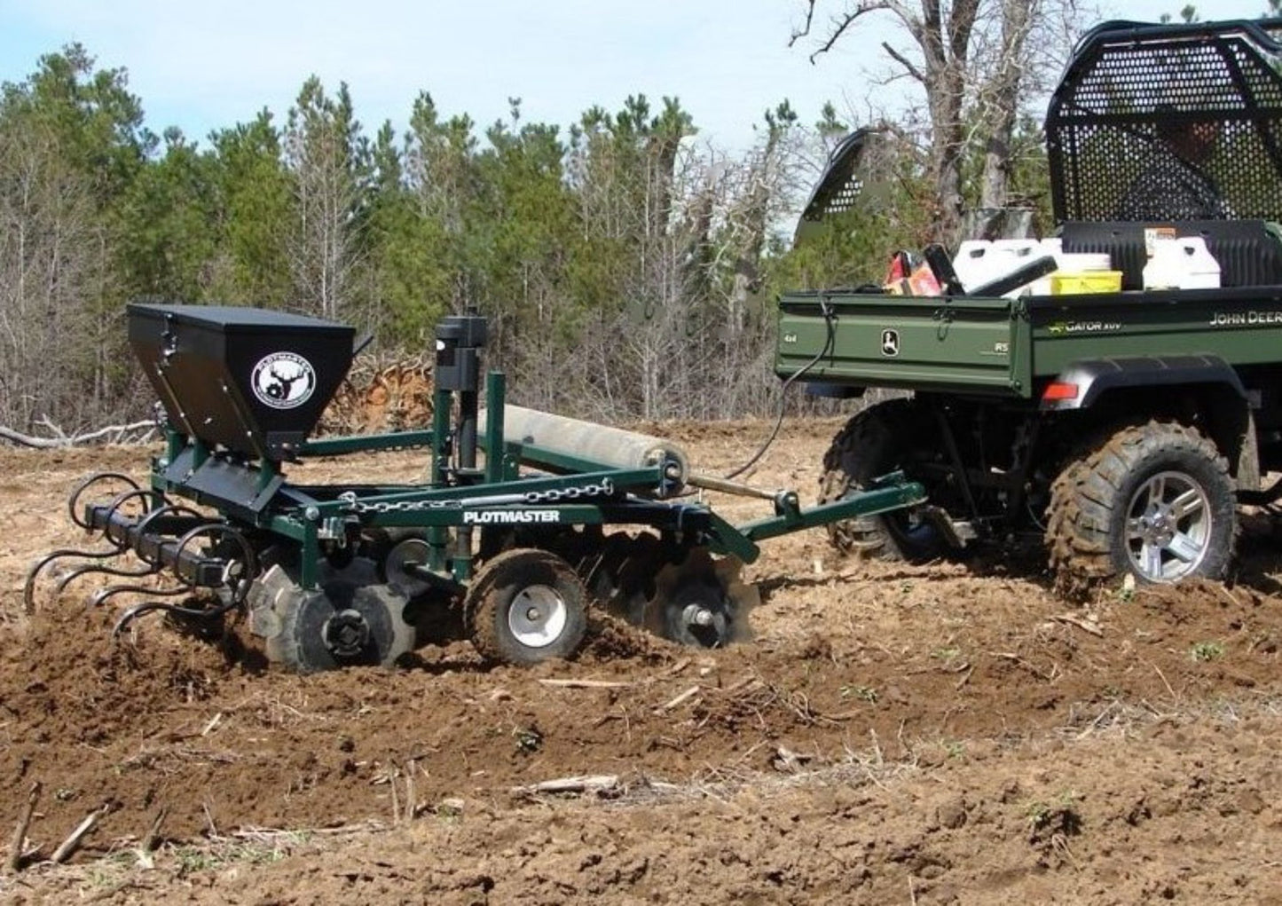 PLOTMASTER 5' FT. HUNTER 500 WITH REVERSE AUGER BRUSH FOR UTVs & COMPACT TRACTORS