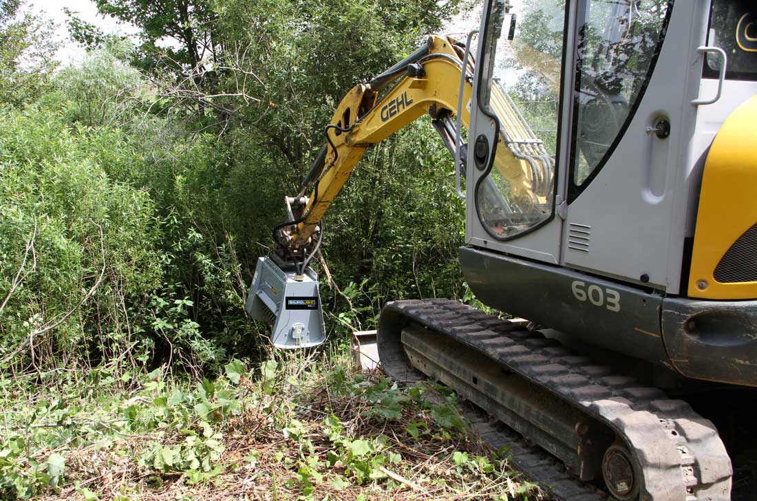 Baumalight Fixed Tooth Mulcher | Model MX530 | Rotor Width 30" | Cutting Depth 1.5" | For Excavators