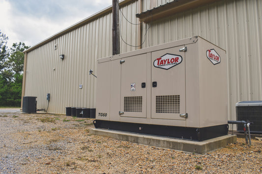 Taylor Power System Standby-NG/LP Generator | Model TG-60 | Horsepower 104-113 HP | Power Output 60kW (75kVA) | Open & Enclosed Unit