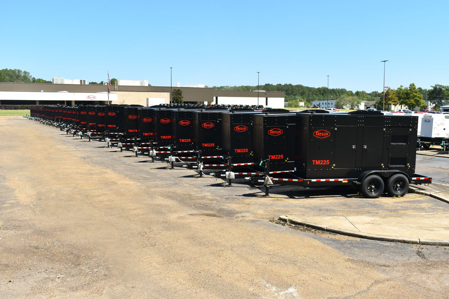 Taylor Power System Trailer Mounted Mobile Generator | Model TM-225 | Horsepower 299 HP | Standby Power 225kW