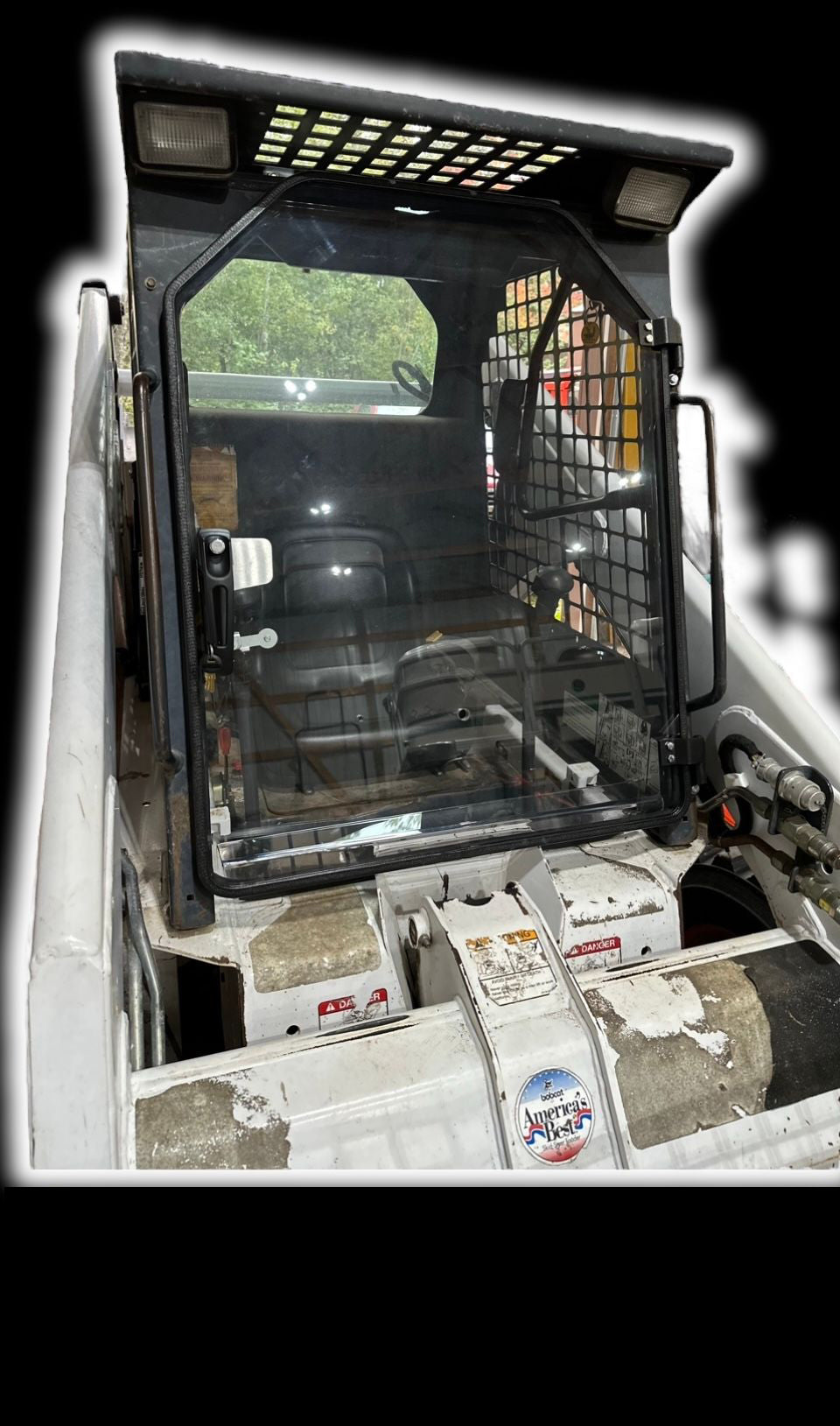 Skid Steer Doors Cab Enclosure Door | BSD‑F (Bobcat F Series) | ½" Lexan Polycarbonate | 15–25 GPM | For Bobcat F Series Skid Steers