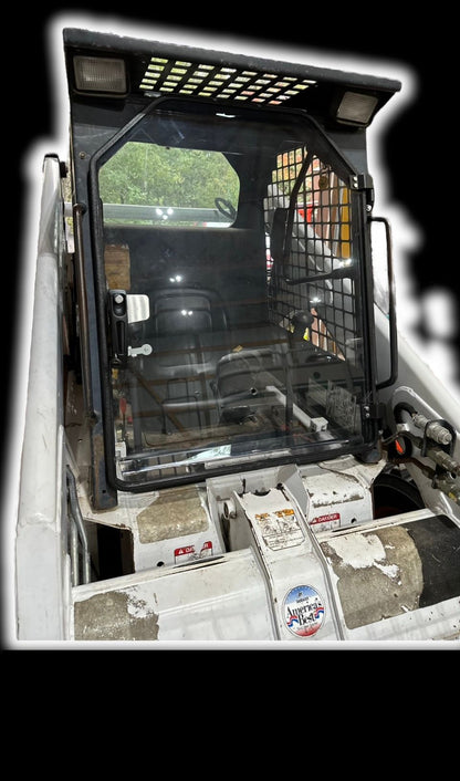 Skid Steer Doors Cab Enclosure Door | BSD‑F (Bobcat F Series) | ½" Lexan Polycarbonate | 15–25 GPM | For Bobcat F Series Skid Steers
