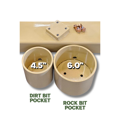 Bucket Bunker Utility PRO | Model 400500 | 64" x 49.5" Storage System | Heavy-Duty Attachment Organizer | 8 To 30+ GPM | For Skid Steer