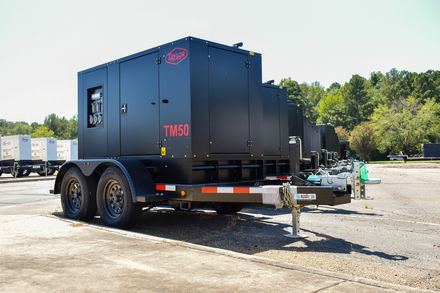 Taylor Power System Trailer Mounted Mobile Generator | Model TM-50 | Horsepower 63 HP | Standby Power 50kW