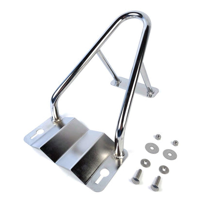 Black Widow Wedge Motorcycle Chock | Model BW-WMC-UNI | Universal Tire Width | 7 lb Steel Chock | For Motorcycles