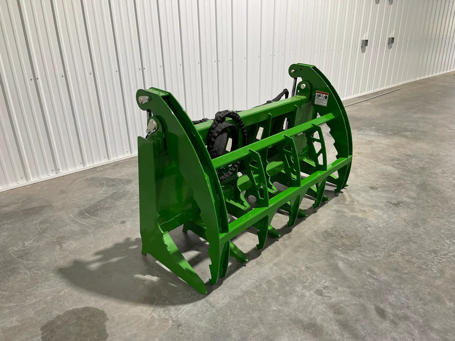 Top Dog Attachments Granite Grapple | Width 54"-84" | Horsepower19 to 75 HP | John Deere Quick Attach | For Tractor