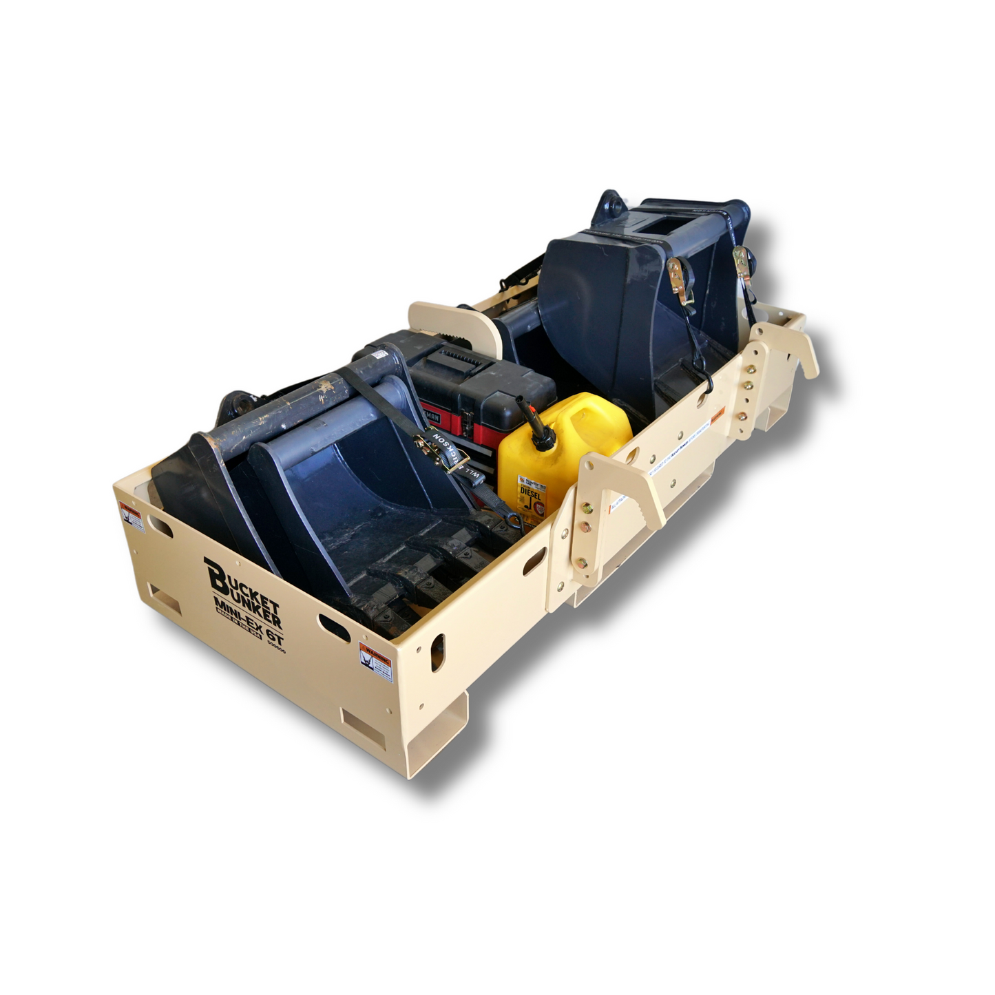 Bucket Bunker Mini-EX 6T & Mini-EX 2T | Width 29" & 45" | Max Bucket Size 36" | Machine Size 1.5-6 Tons | For Excavators