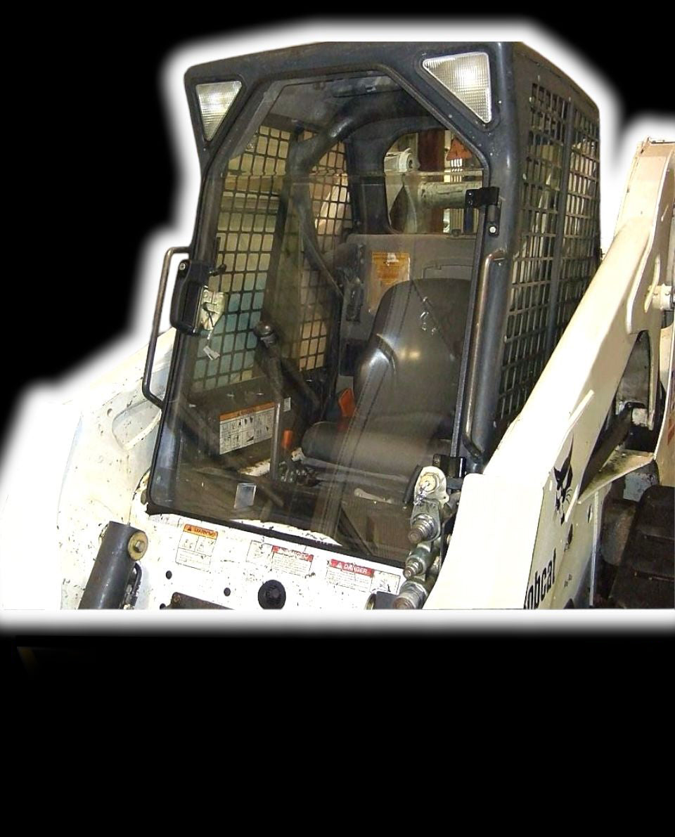 Skid Steer Doors Cab Enclosure Door | BSD‑G (Bobcat G Series) | ½" Lexan Polycarbonate | 15–25 GPM | For Bobcat G Series Skid Steers