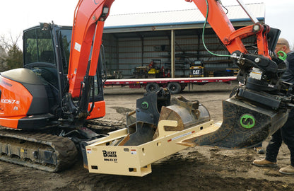 Bucket Bunker Mini-EX 6T & Mini-EX 2T | Width 29" & 45" | Max Bucket Size 36" | Machine Size 1.5-6 Tons | For Excavators