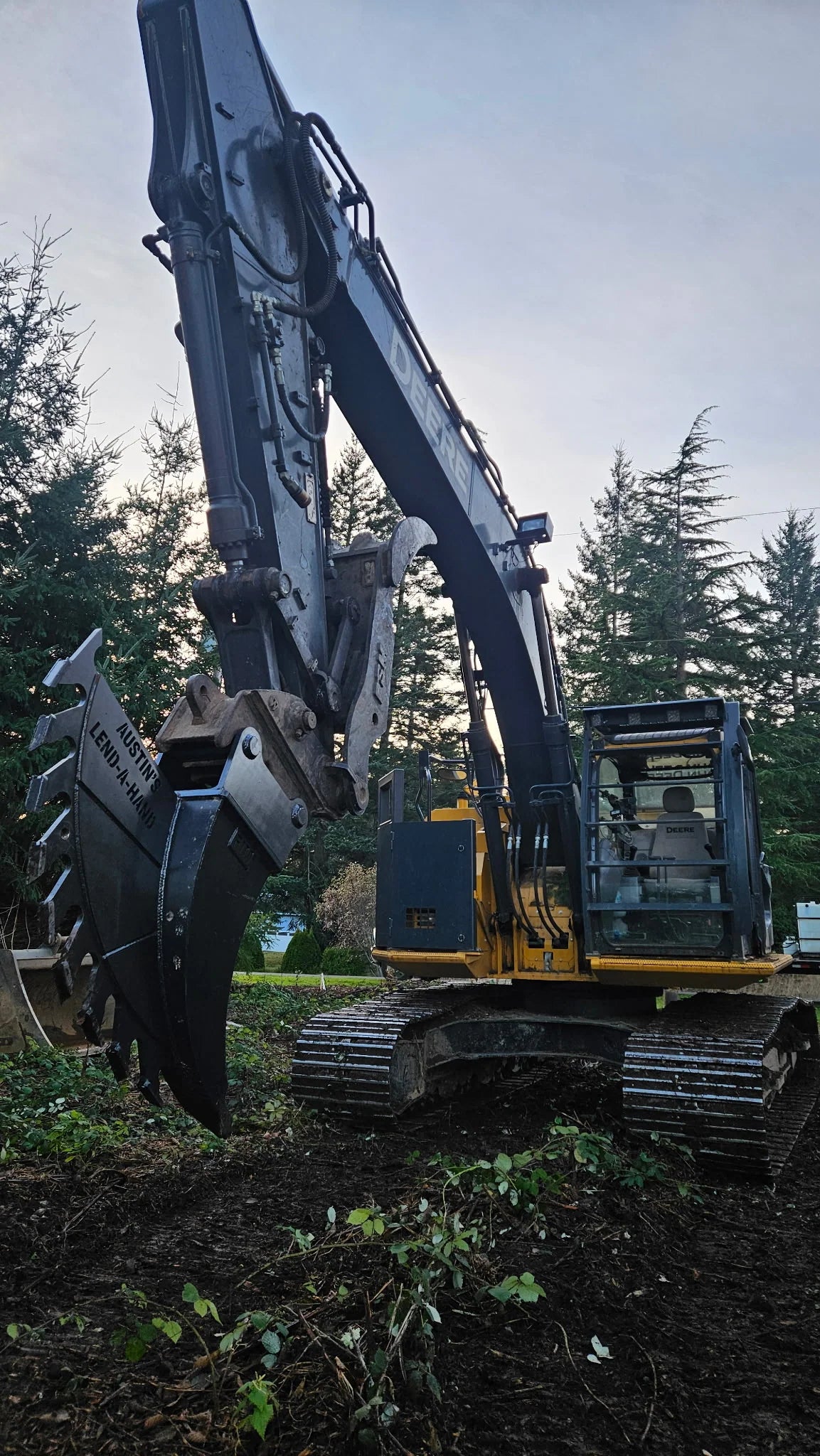 Fox Island Metalworks Stump Reaper | Stump Splitter | 15–25 Ton | For Excavator