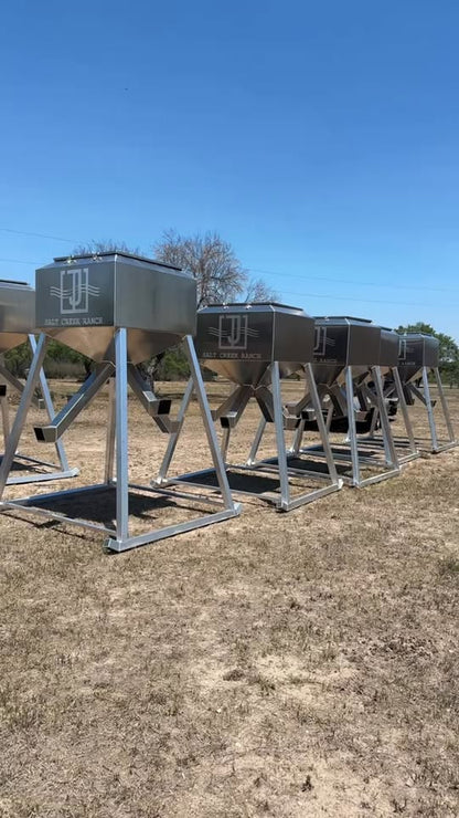 Aluminum Outfitters Protein Feeder | Model 1000 lb & 2000 lb | Width 48" & 60" | 10-50 HP | For ATVs, UTVs & Tractors
