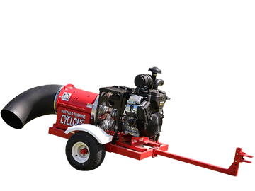 Buffalo Turbine Model BT-CKB6 Tow Behind Debris Blower - 360° Nozzle Control - With Heavy Duty Air Cleaner