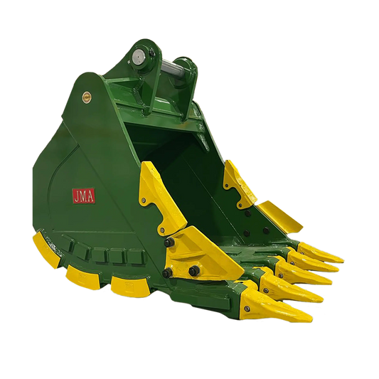 JMA Attachments Severe Duty Bucket  | Bucket Width 48", 66"  & 72″ Inches | For 33 – 55 Tons Excavators