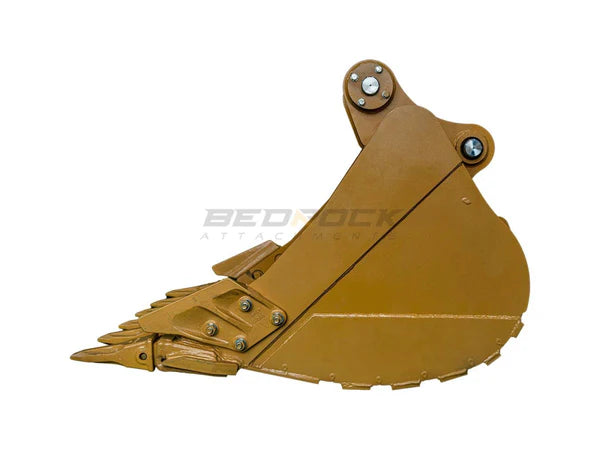 Bedrock Attachments Severe Rock Bucket | Width 48-Inch | Capacity 0.91 CU M | Machine Size 14-18 Tons | For Excavators CAT 315D, 316E/F, 318D2/E/F