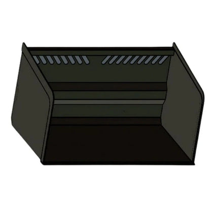 Top Dog Attachments Toro Dingo Light Material Snow Bucket | Width 48" | Capacity 0.8 CU/YDS | Oil Flow Range 8-12 GPM | For Mini Skid Steer