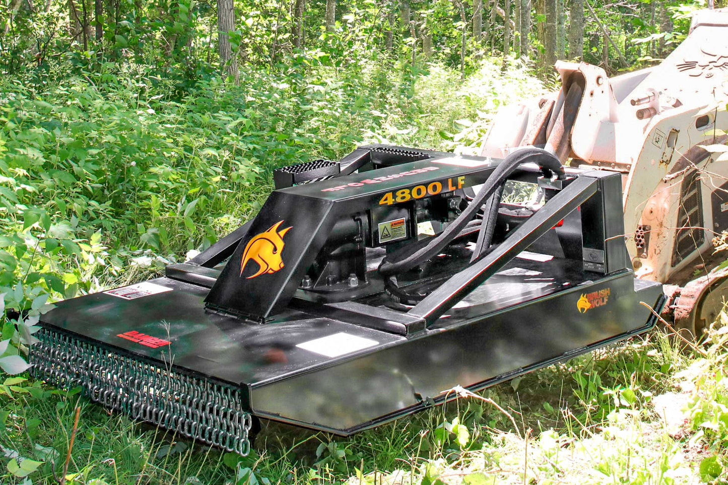 Brush Wolf Compact Brush Cutter Series | Cutting Width 42" & 48" inches | Hydraulic Flow Range 8-25 GPM | For Loaders