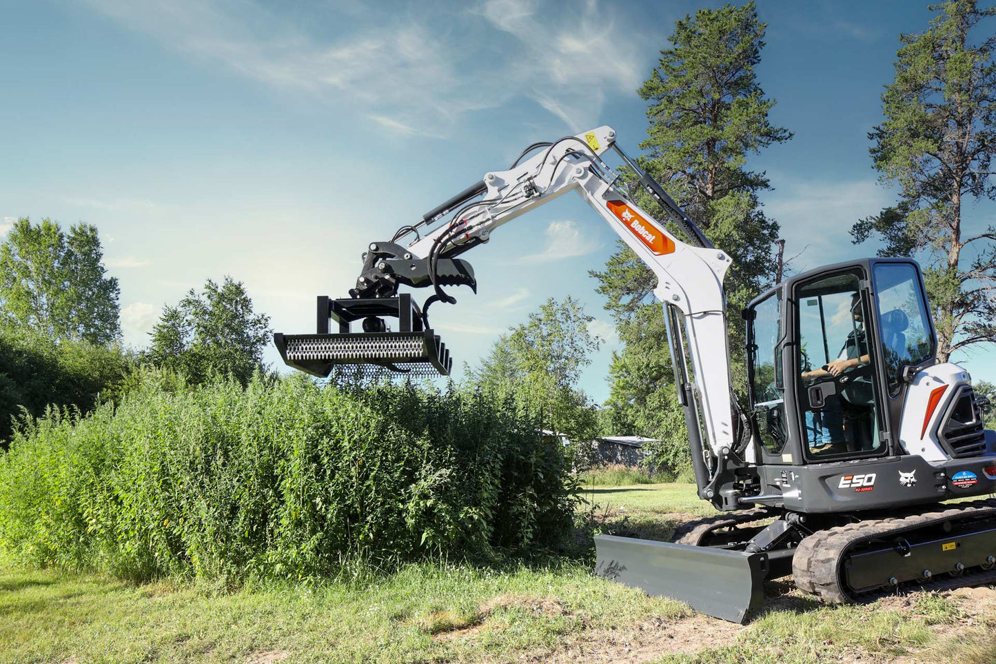 Brush Wolf Standard-Duty X- Brush Cutter Series | Cutting Width 36", 42" & 48" inches | Hydraulic Flow Range 8-40 GPM | For Excavators & Backhoe