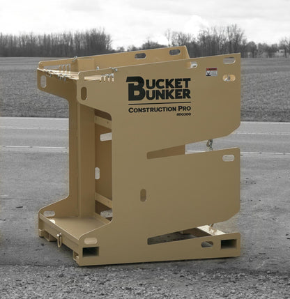 Bucket Bunker Construction PRO | Width 48" | Length 48" | Hydraulic Flow Range 15-25 GPM | Machine Size 3-6 Tons | For Skid Steers & Mini Excavators