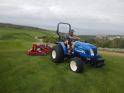 Progressive Turf Equipment Inc. Tri-Deck Roller Finishing Mower | Model TDR-12 | Cutting Width 12' | 25–40 HP | For Tractor