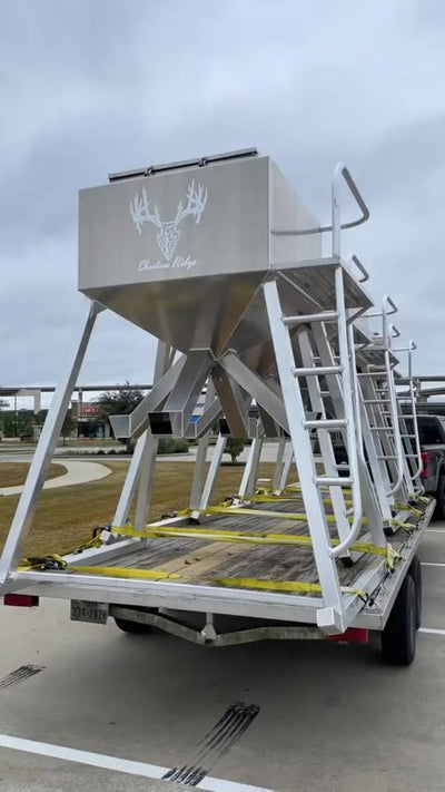 Aluminum Outfitters Protein Feeder | Model 1000 lb & 2000 lb | Width 48