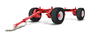 Horst Wagons 4-Wheel Wagon Gear | Model 485RF (24 Ton) | Standard Reach Length 10' Ft | Wheelbase adjustable 10' 7" - 12' 1" | For Agricultural Heavy Hauling & Forage/Grain Box Applications