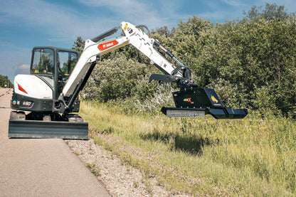 Brush Wolf Heavy-Duty X- Brush Cutter Series | Cutting Width 42" & 48" inches | Hydraulic Flow Range 14-37 GPM | For Excavators & Backhoe