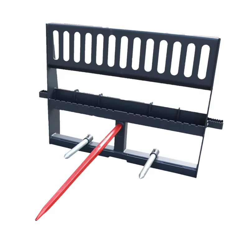 Landy Attachments HD Pallet Forks & Hay Spear Combo | Width 48" | 8-30+ GPM | For Skid Steers