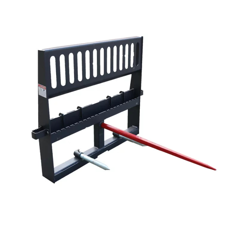 Landy Attachments HD Pallet Forks & Hay Spear Combo | Width 48" | 8-30+ GPM | For Skid Steers