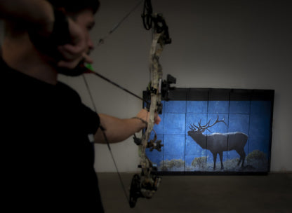 Big Shot Targets Monster Video Wall | Number of Cubes 40 | Video Wall 8' X 12'