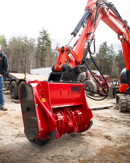 Mongo Attachments ProGrade Forestry Mulcher | Model MPG70R | Width 27" | 17 GPM | 3.5 Ton | For Excavators