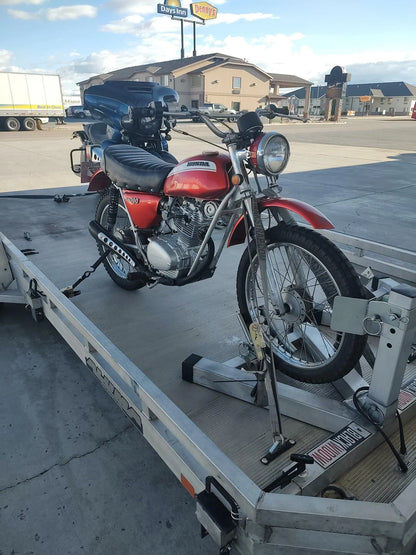 Black Widow Two Adjustable Width Motorcycle Wheel Chocks | Model BW-PRO-CHOCK-2 | Size Maximum 108" | Horsepower 4 To 90+ HP | For Truck & Trailer