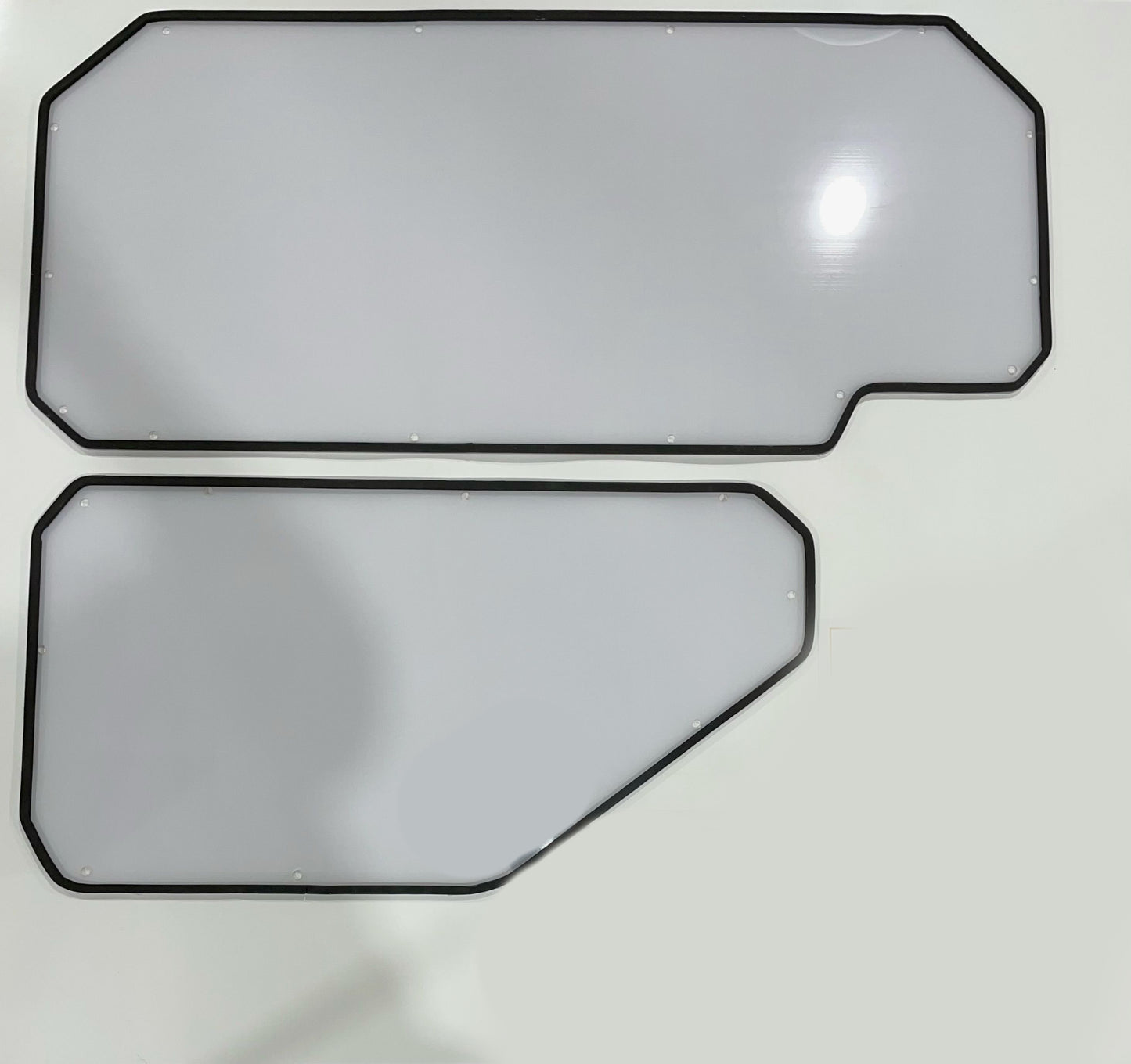 Skid Steer Door Kubota SVL Roll-Up Door | Model SVL-RU | 0.5" Lexan Polycarbonate | 15–25 GPM | For Skid Steer
