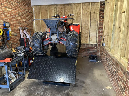 Black Widow Hydraulic ATV Lift Table | Model BW-1500AO-V2 | Size 78" x 47" Platform | Capacity 1,500 lb | Horsepower 4 To 90+ HP | For ATV & UTV Maintenance