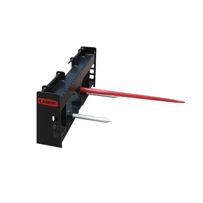 Landy Attachment Bale Spear | Width 49" | 8-16 GPM | 20-35 HP | For Skid Steers, Tractors, ATVs & UTVs