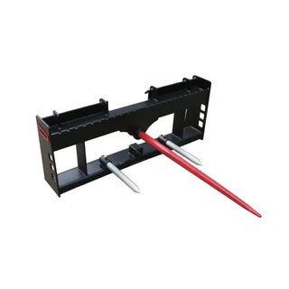 Landy Attachment Bale Spear | Width 49" | 8-16 GPM | 20-35 HP | For Skid Steers, Tractors, ATVs & UTVs