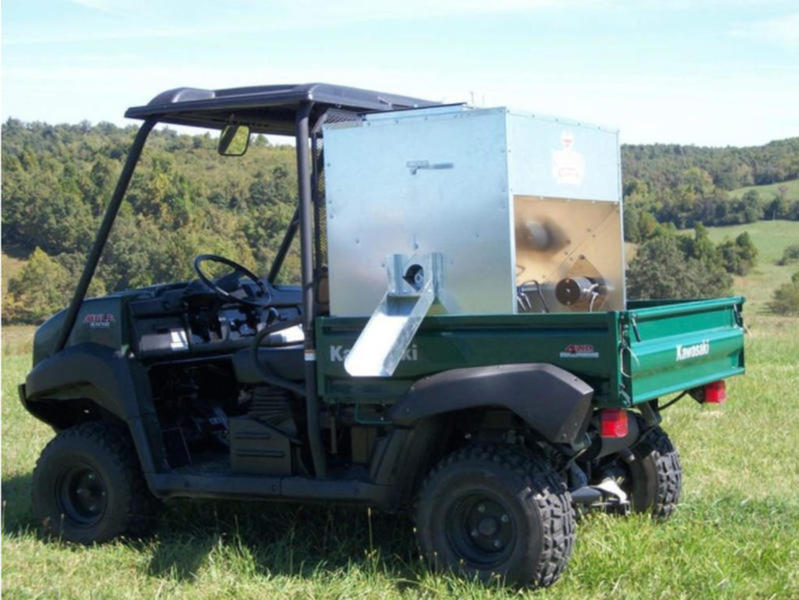 Stull Feeders Auger Livestock Feeders For Range Cudes | Models 300 & 600 LB | 4" Auger | 12V | UTVs & Small Trucks