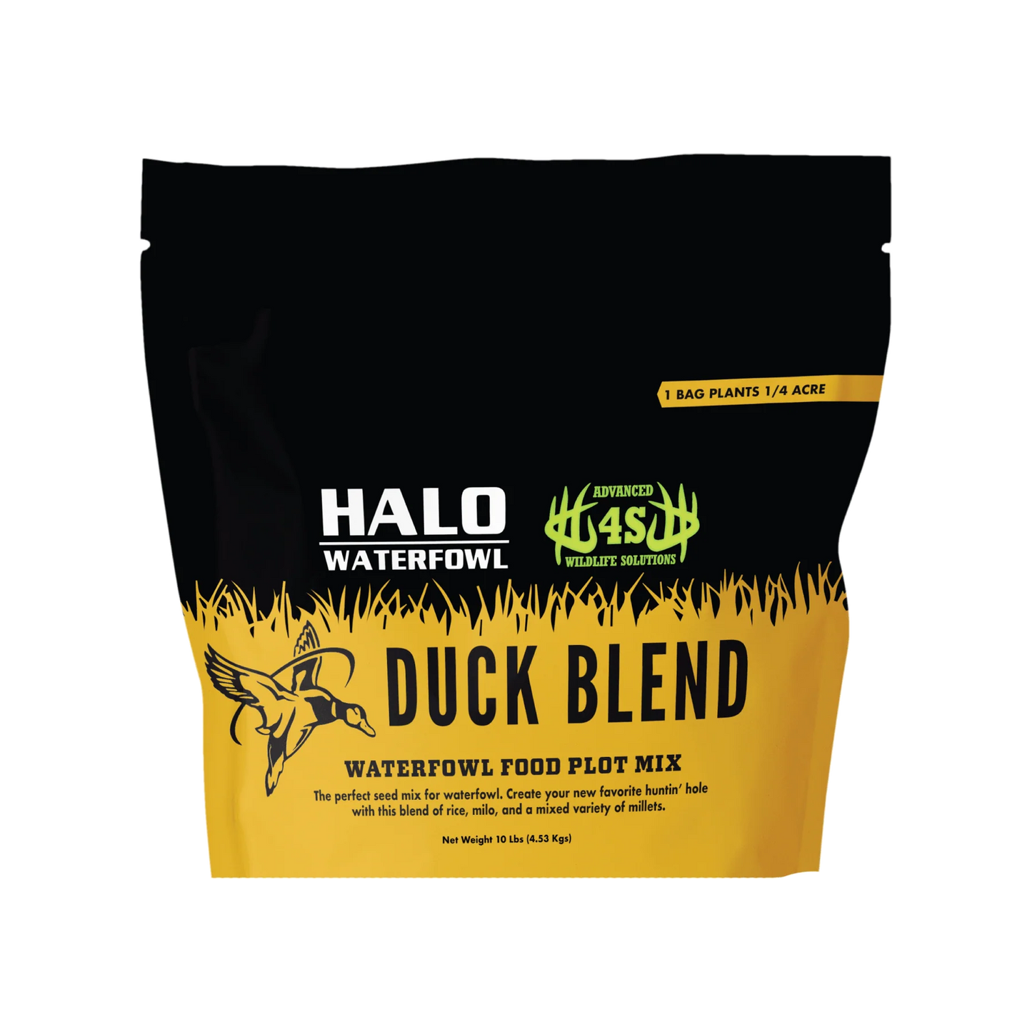 4S Advanced Wildlife Solutions HALO Duck Blend | 10 lbs | Premium Waterfowl Food Plot Seed | For Ducks & Geese