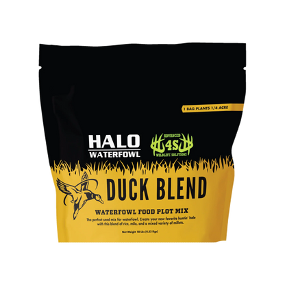 4S Advanced Wildlife Solutions HALO Duck Blend | 10 lbs | Premium Waterfowl Food Plot Seed | For Ducks & Geese