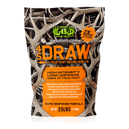 4S Advanced Wildlife Solutions Double Drop Attractant Block | Model I17112 | 25 lbs | Long‑Range Deer Feed & High‑Protein Attractant