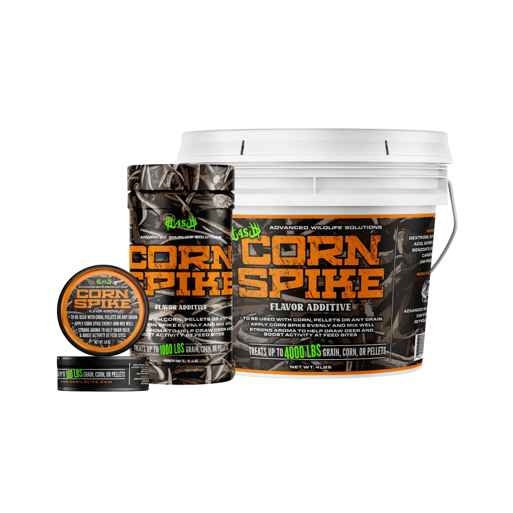 4S Advanced Wildlife Solutions Corn Spike Deer Attractant | High‑Aroma Flavor Additive & Cover Scent | For Deer Feed, Hunting Sites & Feed Stations