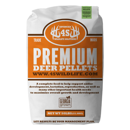 4S Advanced Wildlife Solutions Winter Stabilizer Deer Feed | Pellets & Bulk Models | 50 & 2000 lbs | For Winter Recovery & Antler Support