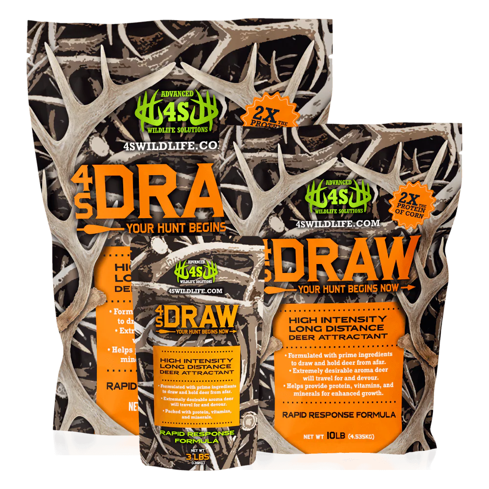 4S Advanced Wildlife Solutions Double Drop Attractant Block | Model I17112 | 25 lbs | Long‑Range Deer Feed & High‑Protein Attractant