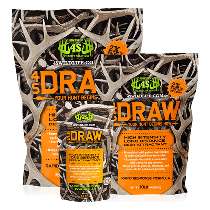 4S Advanced Wildlife Solutions Double Drop Attractant Block | Model I17112 | 25 lbs | Long‑Range Deer Feed & High‑Protein Attractant