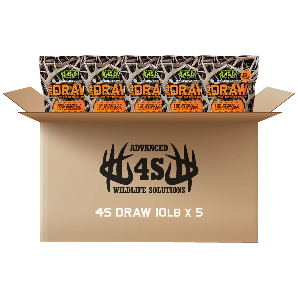 4S Advanced Wildlife Solutions Double Drop Attractant Block | Model I17112 | 25 lbs | Long‑Range Deer Feed & High‑Protein Attractant