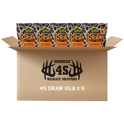 4S Advanced Wildlife Solutions Double Drop Attractant Block | Model I17112 | 25 lbs | Long‑Range Deer Feed & High‑Protein Attractant