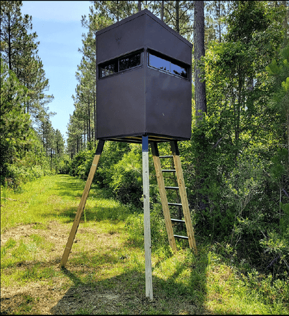 SAD DADDY 4x4 GUN/CROSSBOW BLIND | WITH ELEVATION KIT & STEEL SKID FRAME | HUNTING BLIND BOX