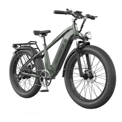 Aostirmotor 52V All-Terrain Electric Bike King | 1000W Brushless Motor | 52V 15Ah Lithium-Ion (Removable) Battery | Capacity 300lbs